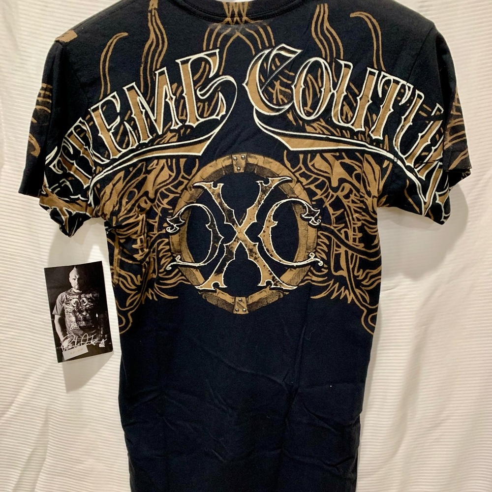 Xtreme Couture men’s tee shirt, black, size small, short sleeve